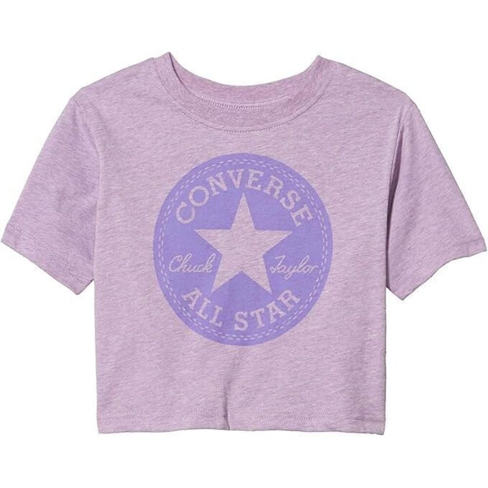 Converse Little Kids Girls Chuck Patch Crossover Tee Size 6
